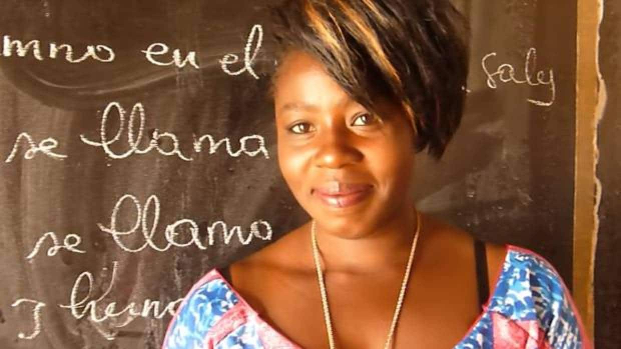 Una estudiante de español en Senegal