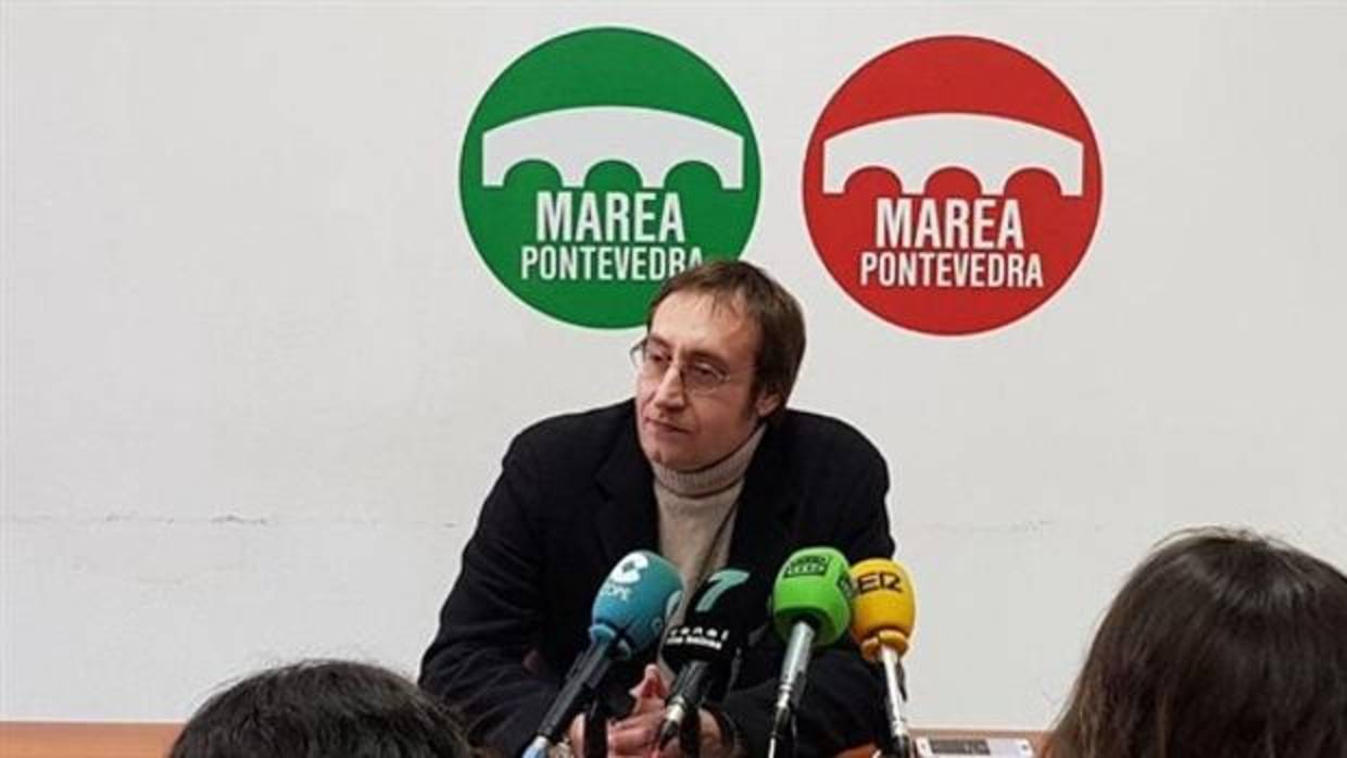 Xoán Hermida, en rueda de prensa