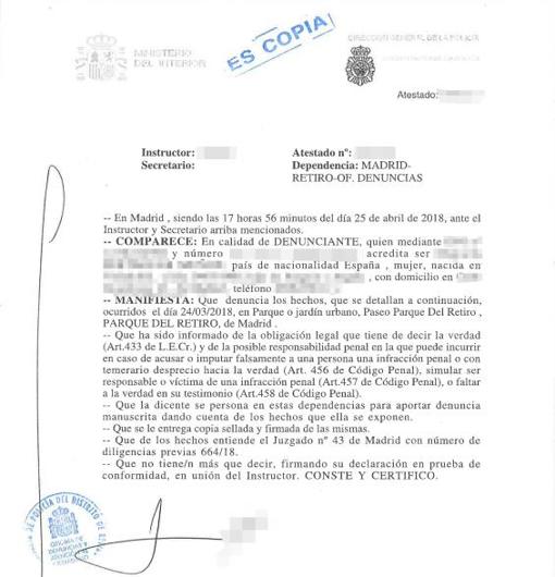 Un segundo testigo denuncia que el Ayuntamiento de Madrid no desalojó El Retiro hasta que murió el niño