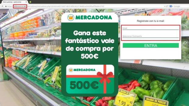 Alerta por una nueva estafa en nombre de Mercadona para obtener contraseñas de tarjetas de crédito