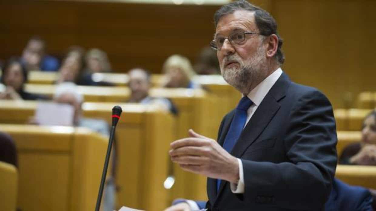 Rajoy, en el Senado en una imagen de archivo