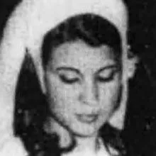 María Jesús Arcos Tirado, el día de su boda. Fue asesinada seis días después, en el viaje de novios