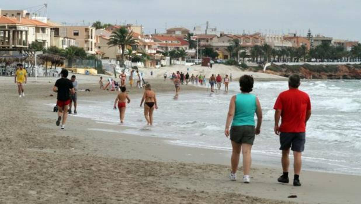 Playa de Pilar de la Horadada, el punto más cercano al epicentro del seísmo