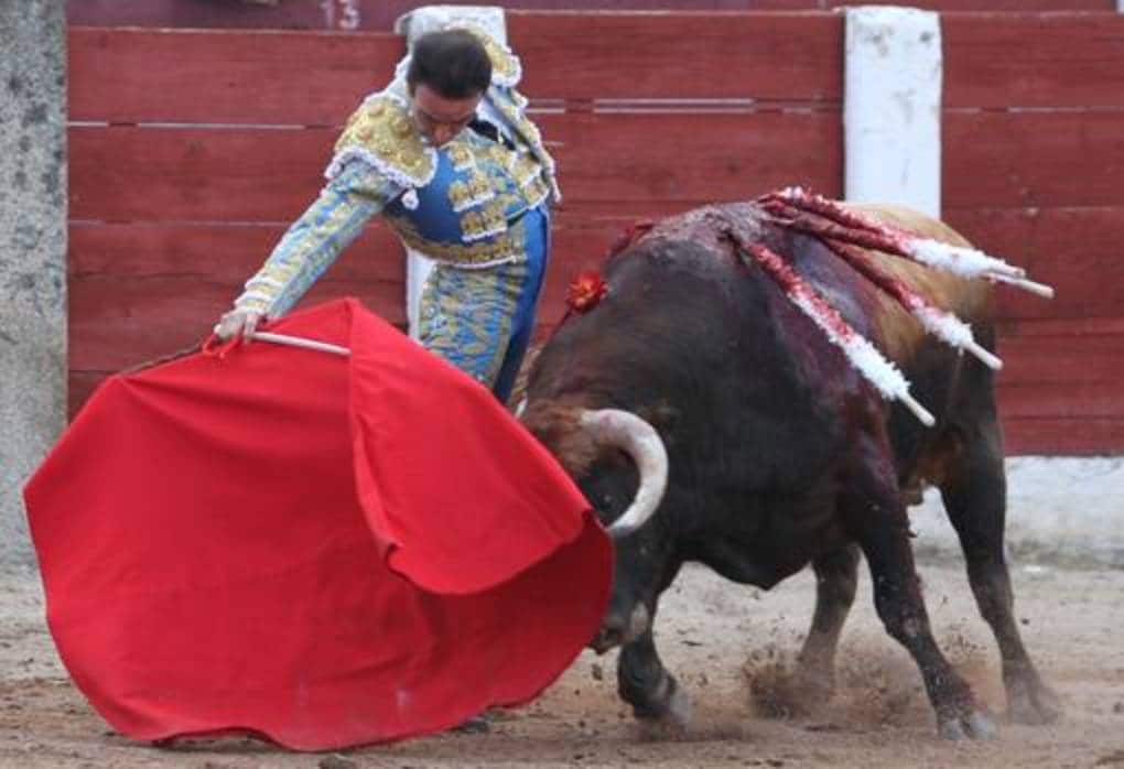 Ponce toreando a «Lodazal», un toro de vuelta al ruedo