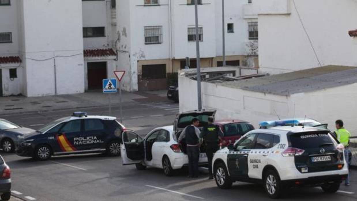 Un operativo antidroga en Algeciras