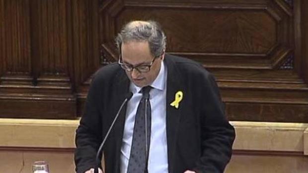 Vea en directo la investidura de Quim Torra