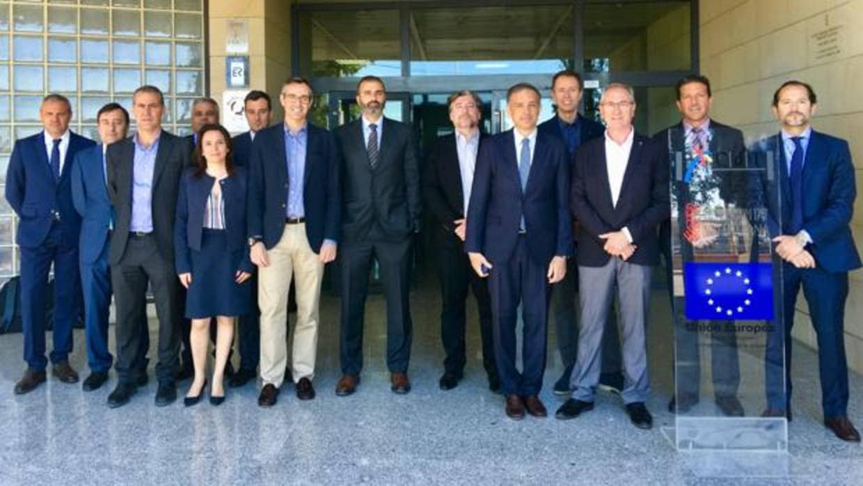 Miembros del comité de dirección de Hidraqua en el CDT de Alicante
