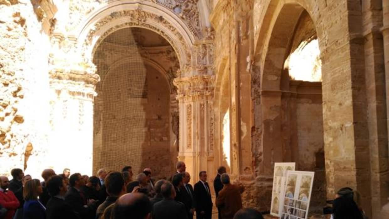 Instantánea del acto conmemorativo del 800 aniversario del Monasterio de Piedra