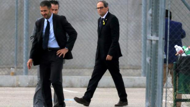 Torra reitera su elección de Rull y Turull como consejeros: «Les estamos esperando»