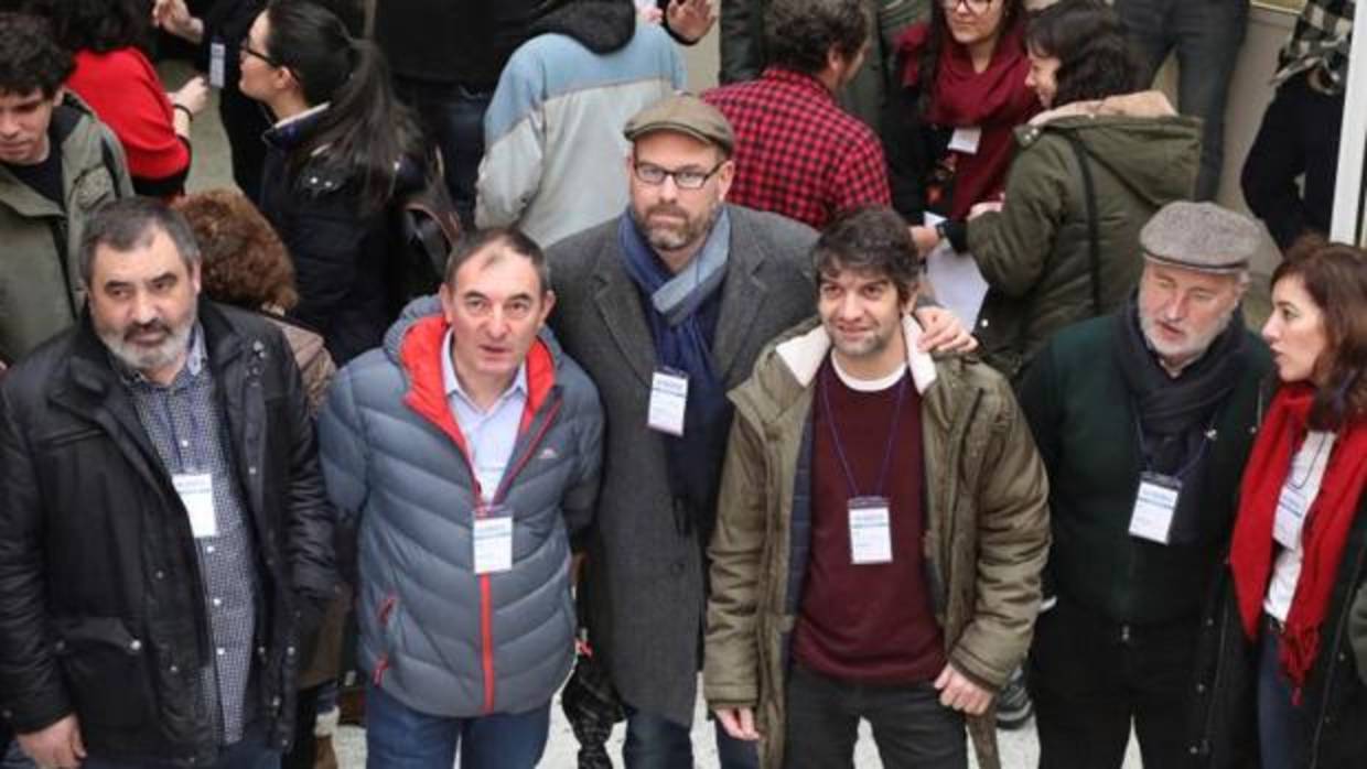 Noriega junto a los alcaldes de Ferrol y Teo el pasado enero