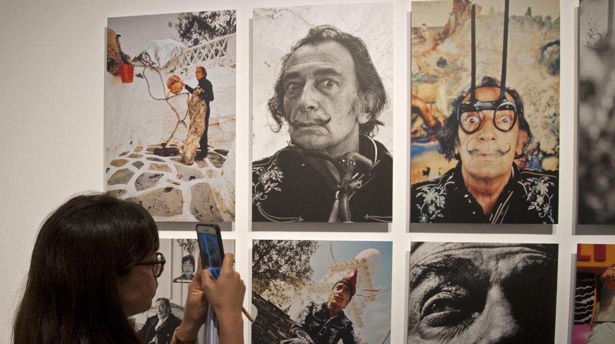 La exposición reúna cerca de treinta retratos de Dalí realizados por Whitaker