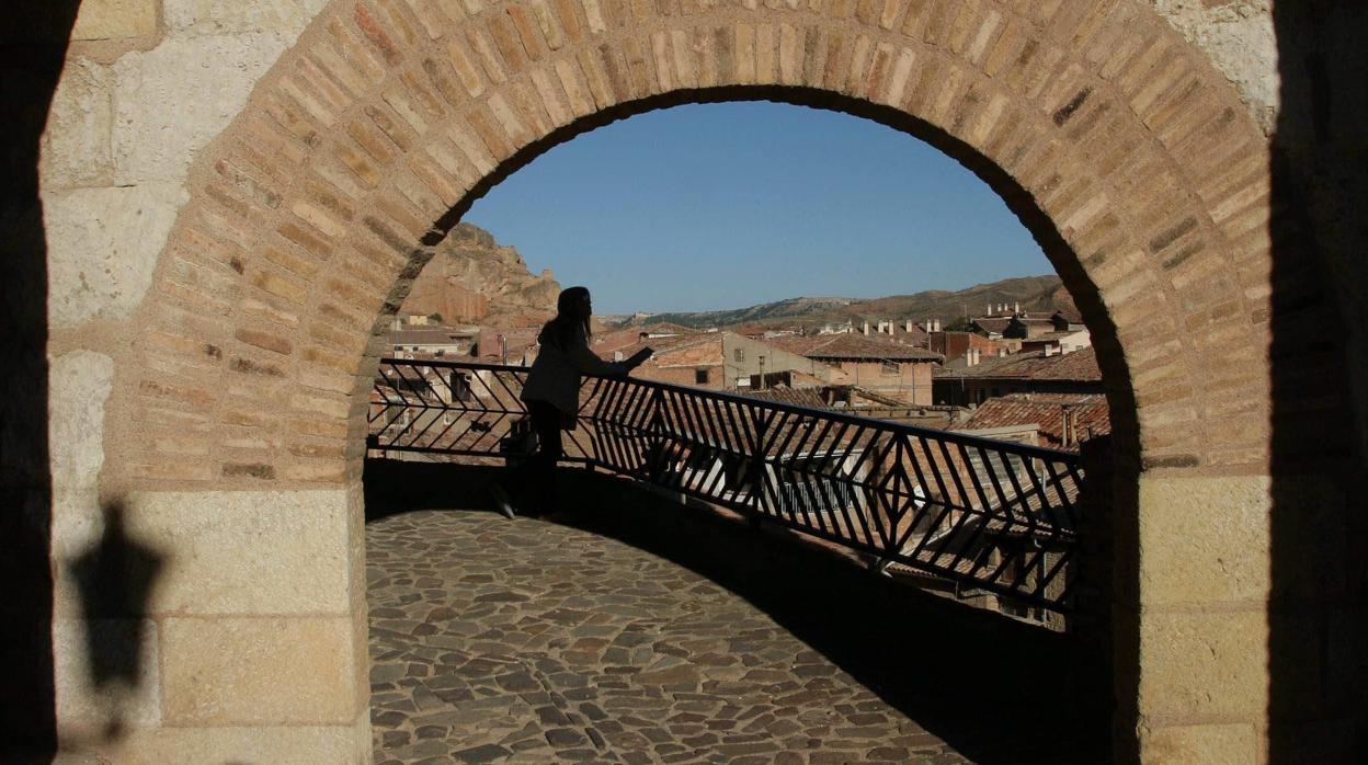 Vista de Daroca, cabecera de una de las comarcas zaragozanas más azotadas por la despoblación