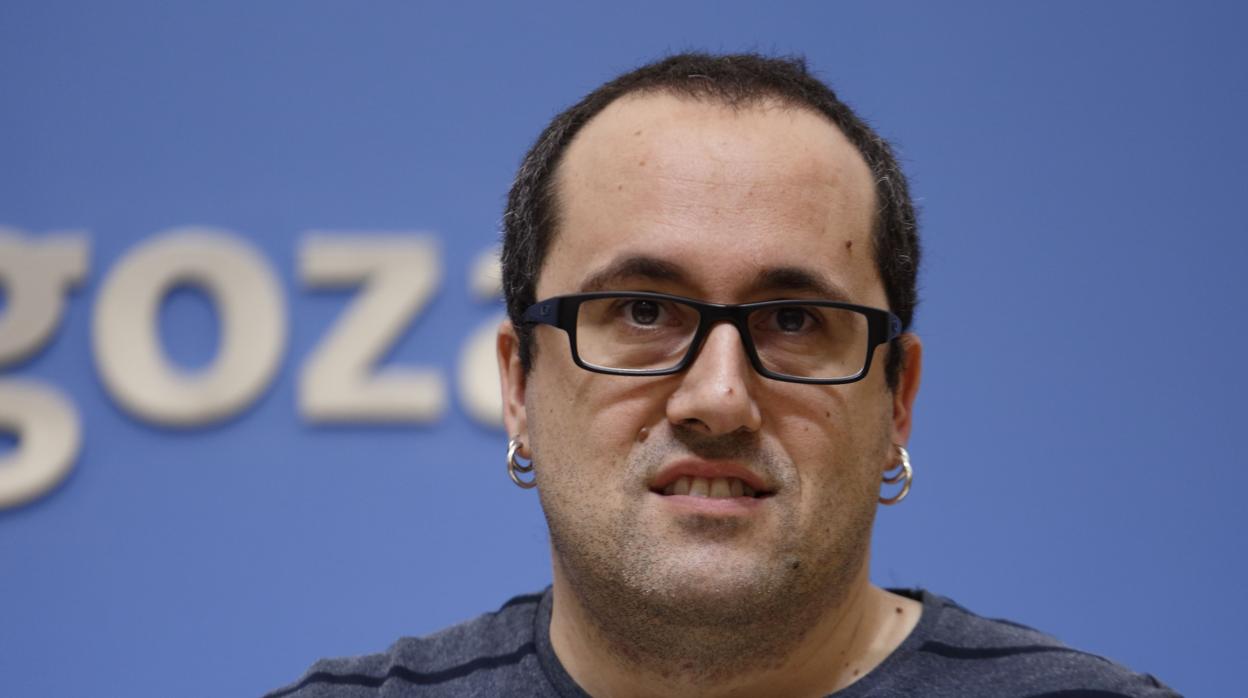 Alberto Cubero, teniente de alcalde de Zaragoza por la coalición ZEC (Podemos-IU)