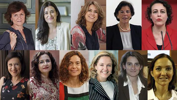 Sánchez conforma el Gobierno con más mujeres de la democracia: 11 ministras