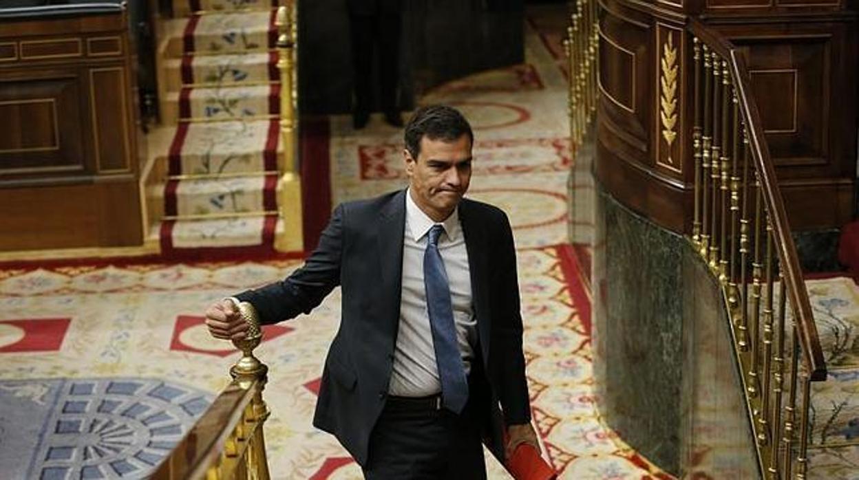 Pedro Sánchez en el Congreso