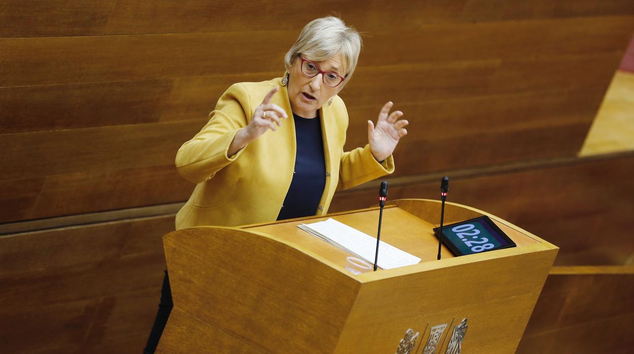 Ana Barceló, en las Cortes Valencianas