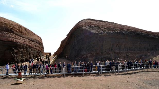 El volcán-museo «Cerro Gordo» recibe 20.000 visitas en dos años