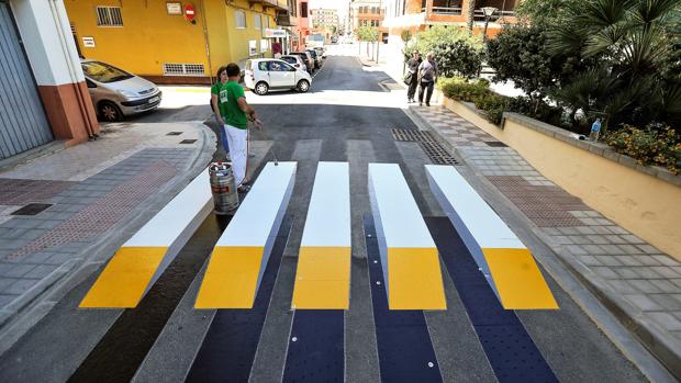 Así es el primer paso de peatones en 3D de España