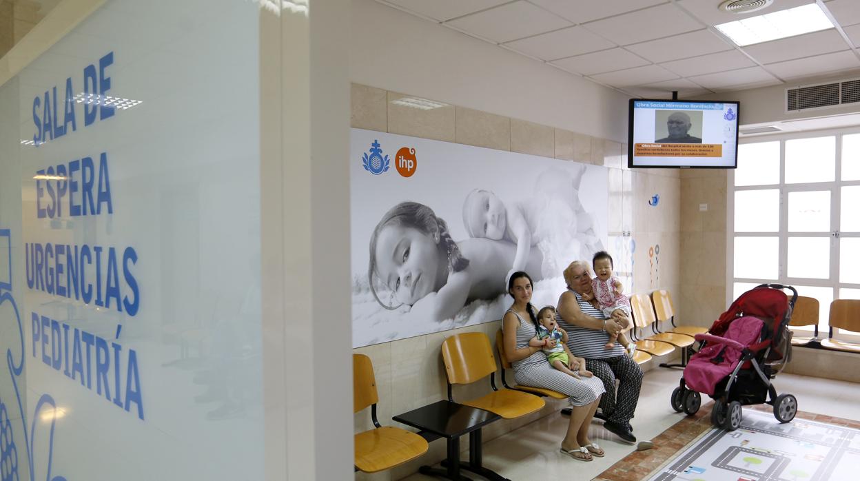 Sala de espera en un servicio de Pediatría