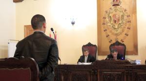 Bruno, durante la primera sesión del juicio en la Audiencia Provincial de Toledo