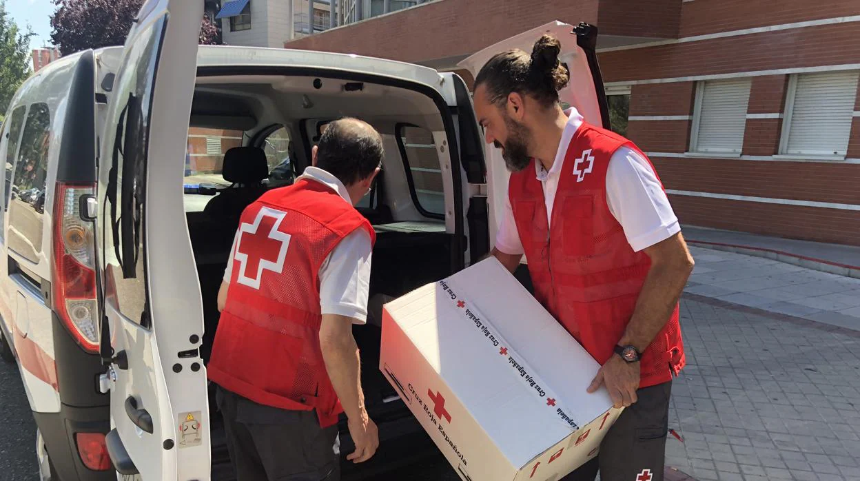 El dispositivo de Cruz Roja se prepara para partir a Valencia
