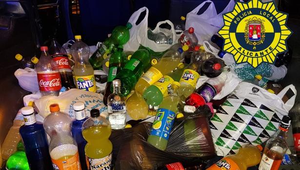 La Policía Local evita un macrobotellón de miles de menores en las fiestas de Alicante