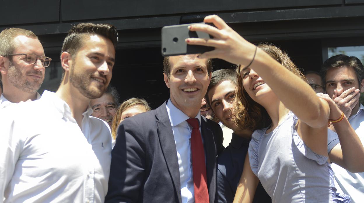 Imagen de Pablo Casado tomada este miércoles en Madrid