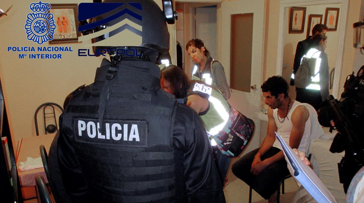 La operación ha sido desarrollada por Policía Nacional junto con Europol en varias provincias españolas