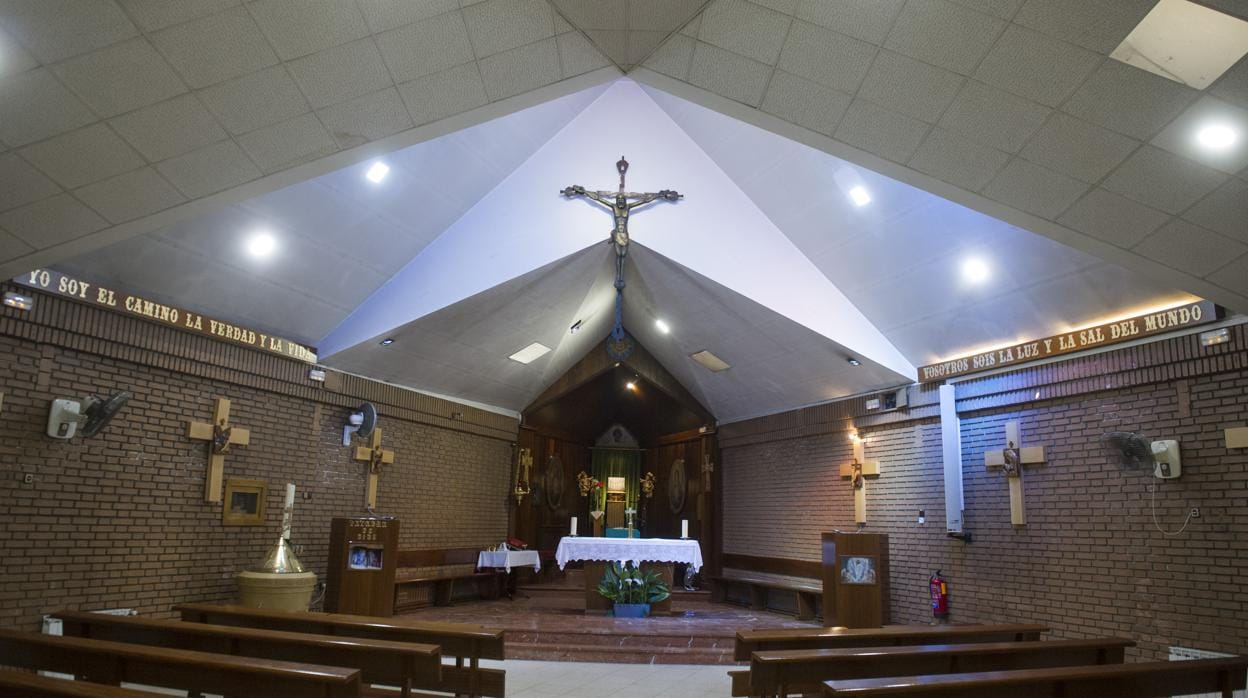 Interior de la parroquia de Santa Inés, en Villaverde Alto