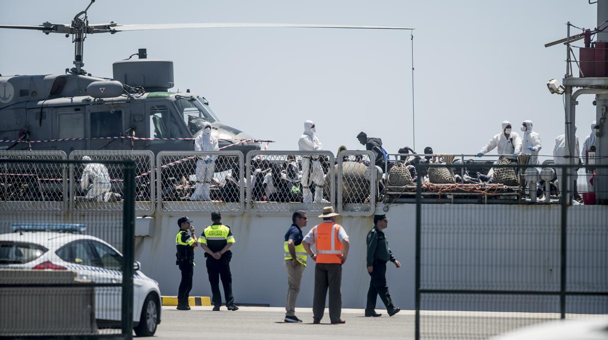 Llegada a Valencia del Aquarius