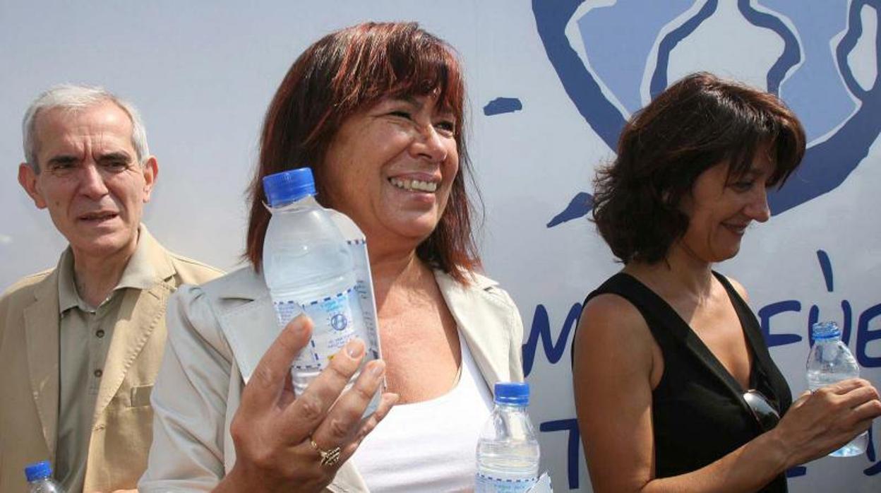 Narbona, en 2007, en un acto promocional de agua desalada