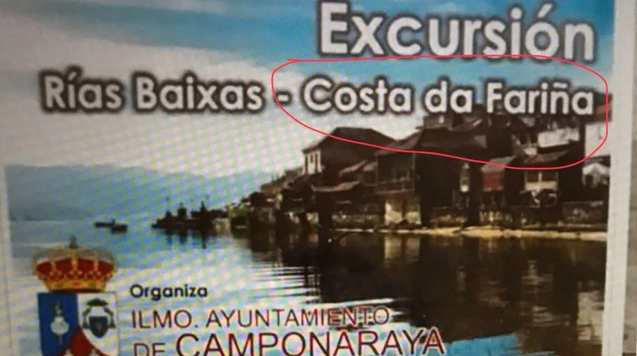 Retiran unos carteles que anuncian las Rías Baixas como «Costa da Fariña»