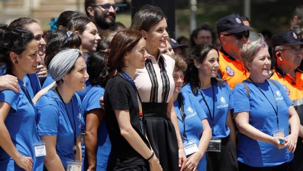 La Reina Letizia aboga por la accesibilidad universal de las personas sordociegas