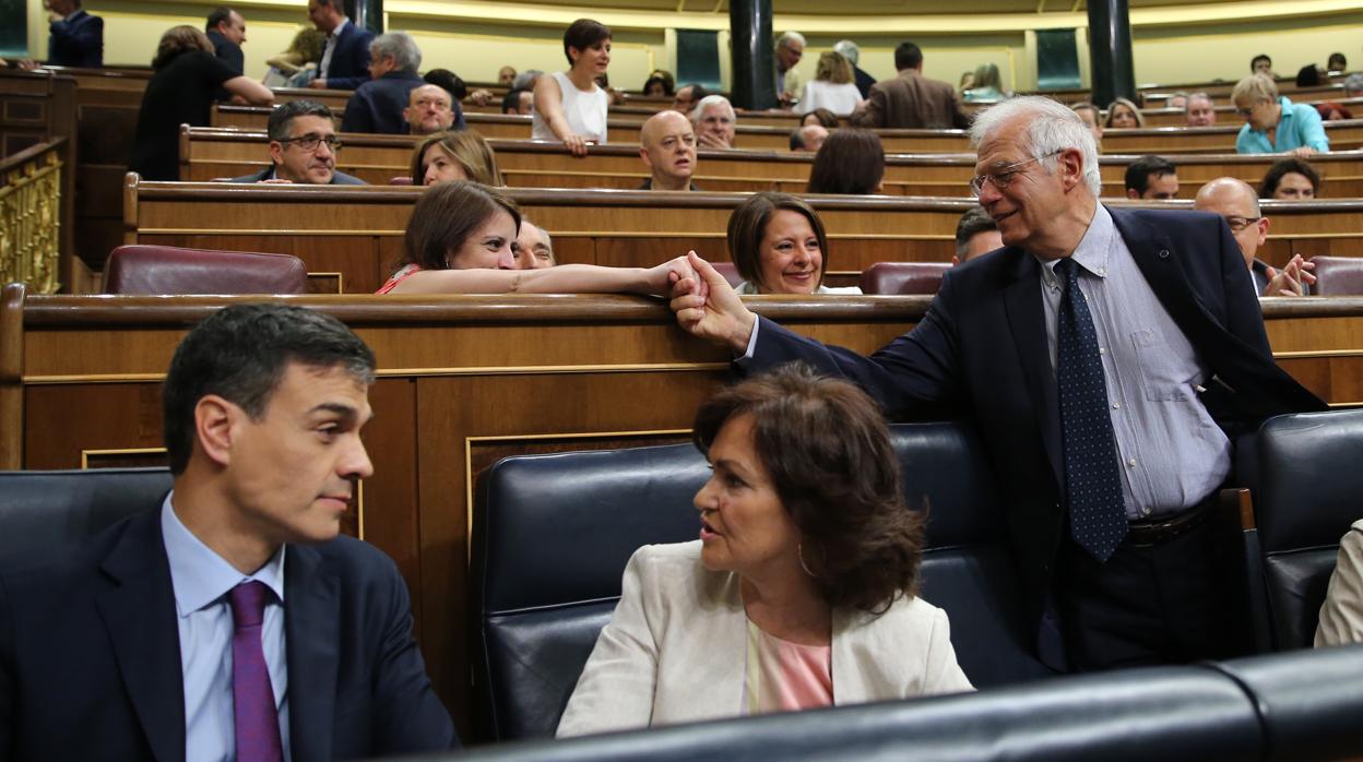 Pedro Sánchez, hoy en el Congreso