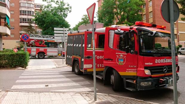 Atendida una mujer por un incendio, ya extinguido, en Azuqueca