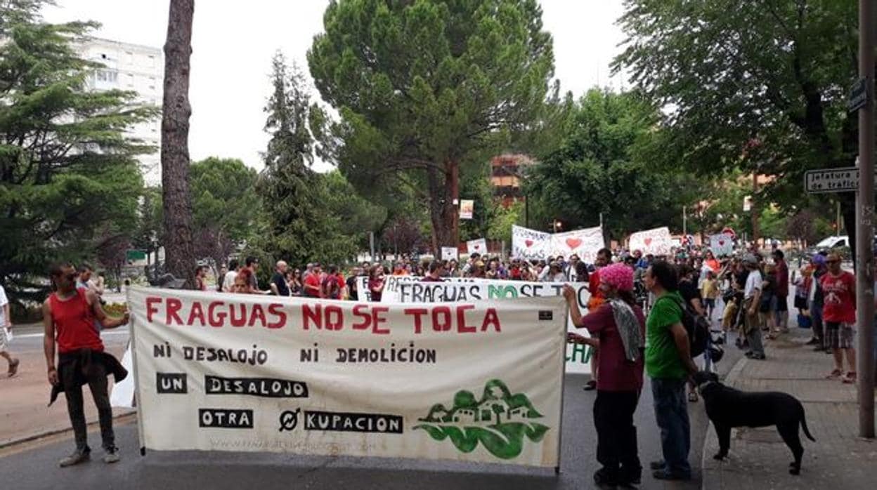 Uno de los momentos de la manifestación en Guadalajara