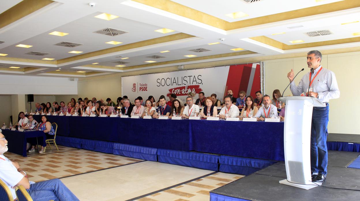 Alvaro Gutiérrez interviene en el Comité Provincial del PSOE