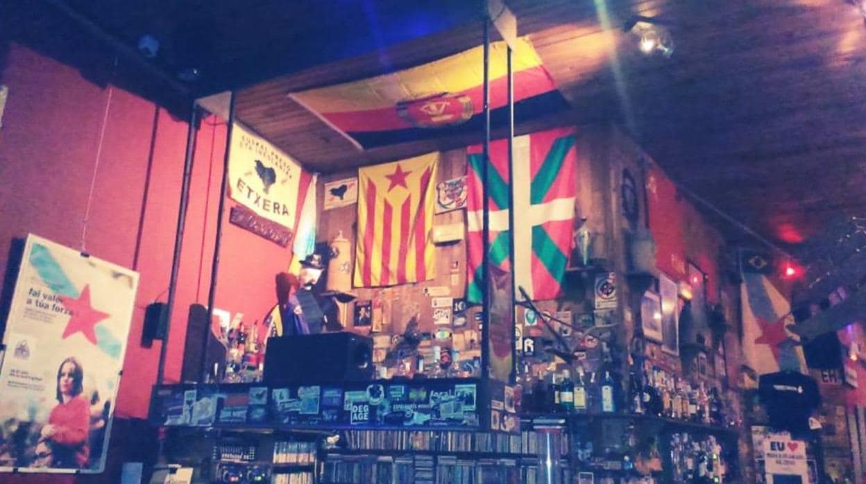 Interior del pub Avante Galiza, en un foto difundida en sus redes