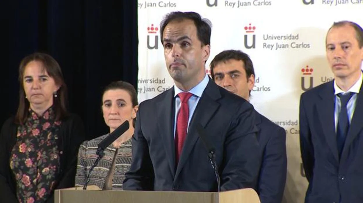 El rector de la Universidad Rey Juan Carlos, Javier Ramos