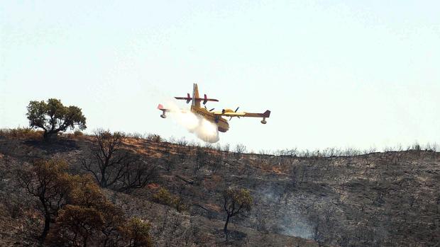 Declarados dos incendios forestales en Escalona y La Puebla de Montalbán