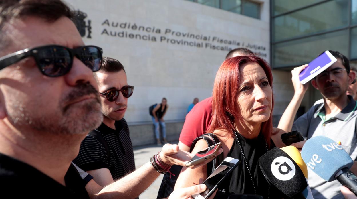 Maria Josep Amigó, la pasada semana durante las declaraciones en el juzgado