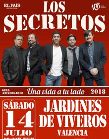 Cartell de Los Secretos a València