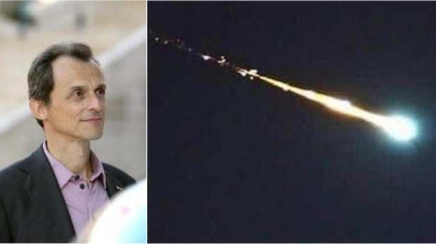 Pedro Duque pide imágenes del meteorito que cruzó Madrid para intentar localizar sus restos