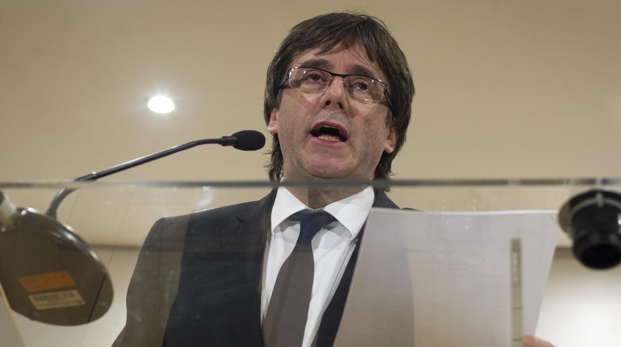 El expresidente catalán, Carles Puigdemont