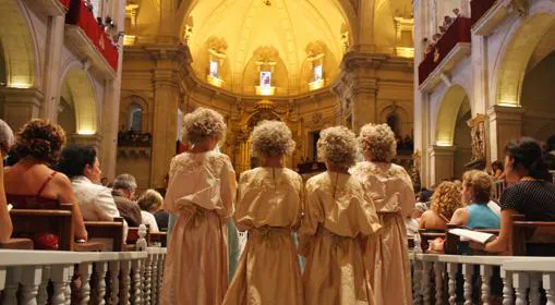 Imagen de una de las celebraciones de la Festa d'Elx
