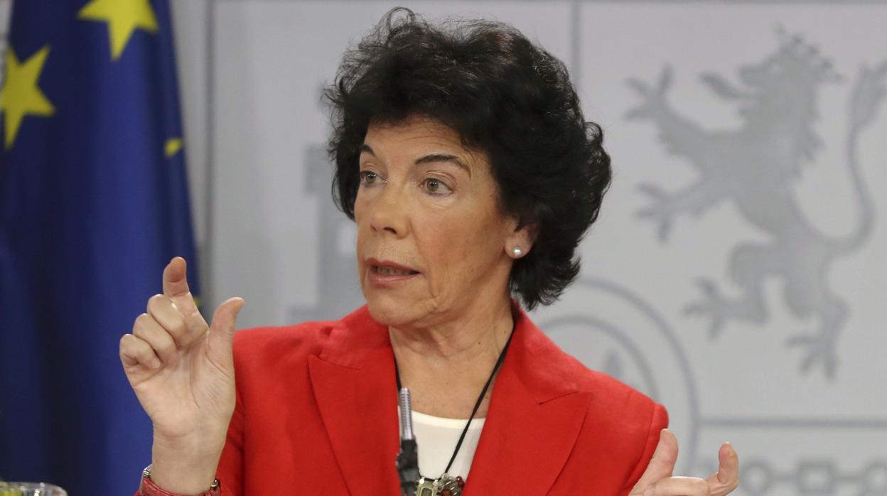 Isabel Celaá, portavoz del Gobierno