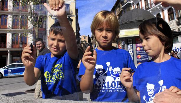 Tres niños toledanos participan en Moscú en el Campeonato Mundial de Cálculo Mental