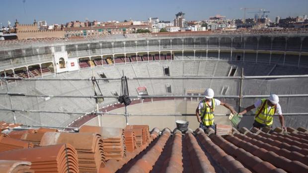 Las Ventas repara las heridas del gran incendio de 1963