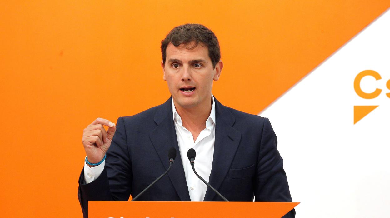 Albert Rivera, presidente de Ciudadanos