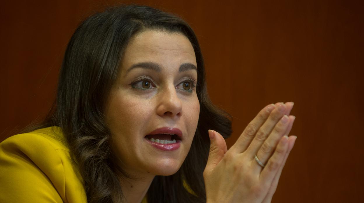 La líder de Ciudadanos en Cataluña, Inés Arrimadas